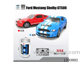 1:60 4ch authorized Ford mustang (2.4g) with light included battery 2 colors.