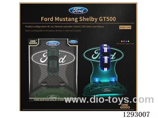 1:60 4ch authorized Ford mustang (2.4g) with light included battery 2 colors.