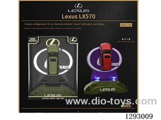 1:60 4ch authorized Toyota Lexus (2.4g) with light included battery 2 colors.
