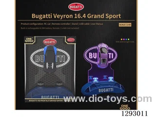 1:60 4ch authorized Bugatti Veyron (2.4g) with light included battery 2 colors.
