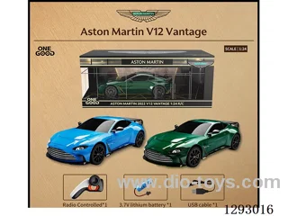 1:24 4ch authorized Aston Martin 2022v12 (2.4g) with light included battery 2colors.