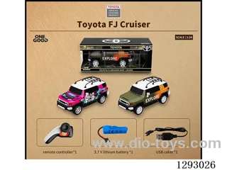 1:24 4ch authorized remote control of Toyota Cool Road Ze (2.4g) with light included battery 2 colors.
