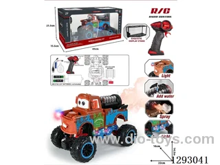2.4G 6ch rc car W L/M/spray included battery