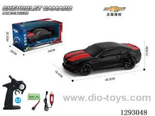 1:10 2.4G Chevrolet Camaro (Officially Licensed) Black with Light included battery