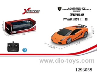 1:18 2.4G Lamborghini LP570-4 Supercar (Officially Licensed) with light not included battery