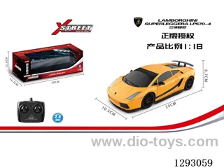 1:18 2.4G Lamborghini Supercar LP570-4 (Officially Licensed) with light not included battery