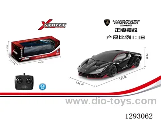 1:18 2.4G Lamborghini Centenary (Officially Licensed) with light not included battery