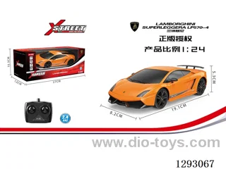 1:24 2.4G Lamborghini Supercar LP570-4 (Officially Licensed) with light not included battery