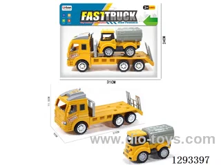 Inertia Tractor + Free Wheel Water Tank Truck