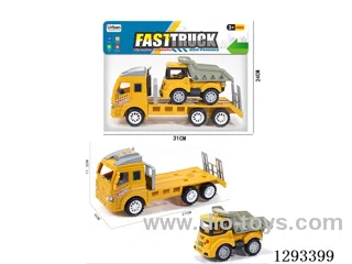 Inertia Tractor + Free Wheel Dump Truck