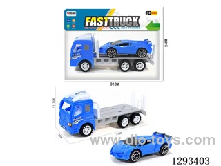Inertia Police Car Tractor + Inertia Sports Car
