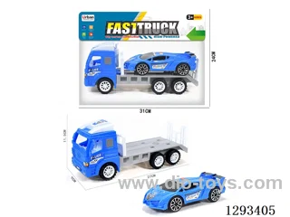 Inertia Police Car Tractor + Inertia Sports Car