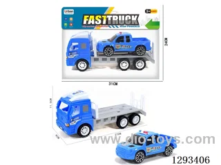 Inertia Police Car Tractor + Inertia Police Car