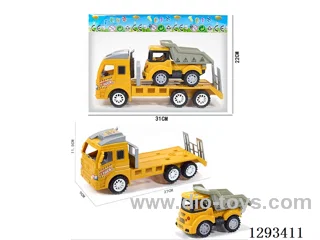Inertia Tractor + Free Wheel Dump Truck