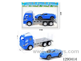 Inertial Police Car Tractor + Inertial Sports Car
