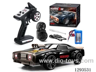 1:16 Electric 4WD Drift Car (Muscle Car) with Lights, Included Battery