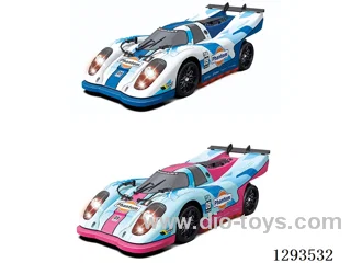 1:16 RC 4WD Drift Car (917) Brushless Version with Lights, Included Battery, Blue-White/Pink-Blue