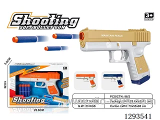 Manual EVA Soft bullet gun toys