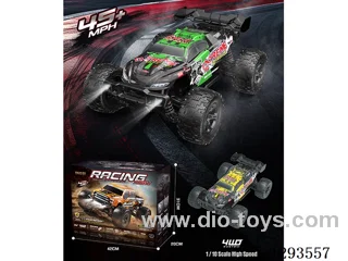 1:10 Full-Scale Brushless High-Speed Car – Green/Yellow