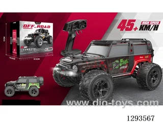 1:10 Full-Scale Brushed High-Speed Car – Green/Red/Yellow