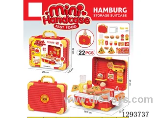 Hamburger Storage Handbag 22PCS