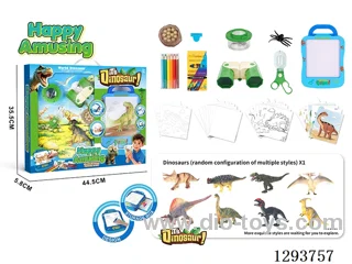 Dinosaur Drawing Board Rub-On Marker Set (Non-Electric)
