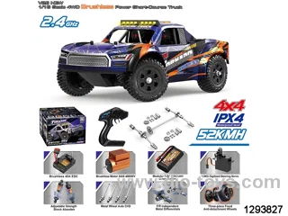 1:16 BRUSHLESS TORNADO  4WD Full?Proportional RC Short?Course Truck, High?Speed (52km/h) in color box