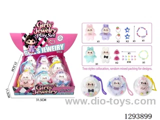 Crystal Clear Ball Girl Gift Set - Random Assortment, 9PCS