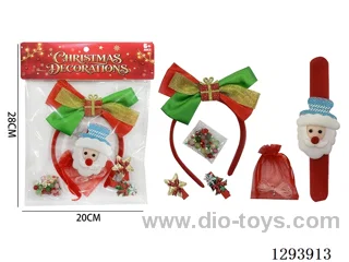 Christmas Accessories Set: Hair Clips (Random Assortment)