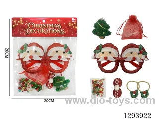 Christmas Accessories Set Hair Clips & Hair Ties - Assorted