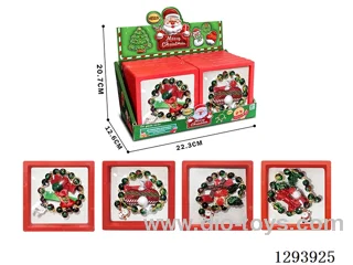 Christmas-Themed DIY Beading & Hair Tie Set, 12PCS