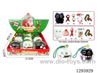 Clear Crystal Ball DIY Christmas Jewelry Set, Assorted, 9PCS