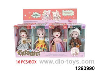 3D eyes cute doll in display box（16pcs/display box）
