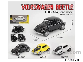 1:36 pull back alloy car 3 colors
