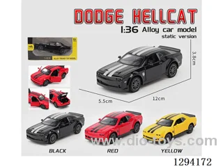 1:36 pull back alloy car 3 colors