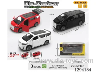 1:36 pull back alloy car