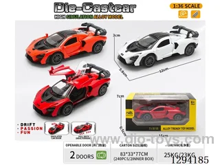 1:36 pull back alloy car 3 colors