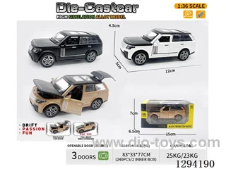 1:36 pull back alloy car 3 colors