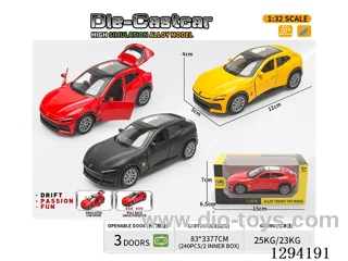 1:36 pull back alloy car 3 colors