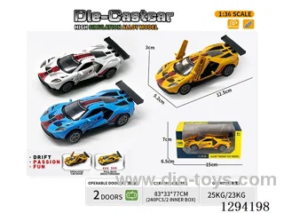 1:36 pull back alloy car 3 colors