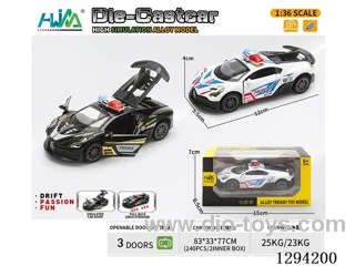 1:36 pull back alloy car 2 colors