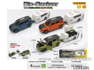 1:36 pull back alloy car 3 colors