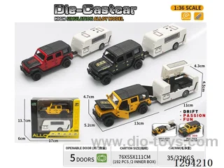 1:36 pull back alloy car 3 colors