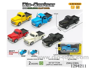1:36 pull back alloy car 2 styles