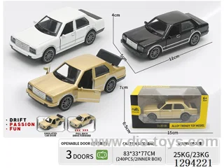 1:36 pull back alloy car 3 colors