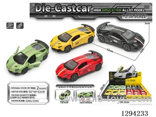 1:36 pull back alloy car 4 colors 12PCS