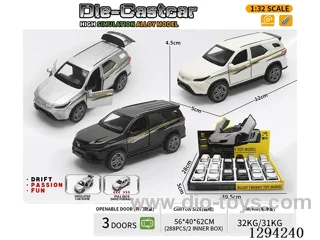 1:36 pull back alloy car 3 colors 12PCS