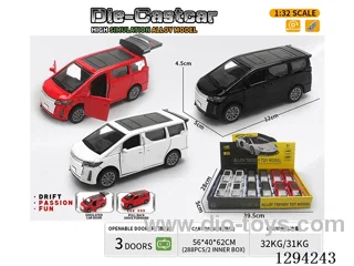 1:36 pull back alloy car 12PCS