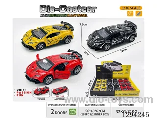 1:36 pull back alloy car 3 colors