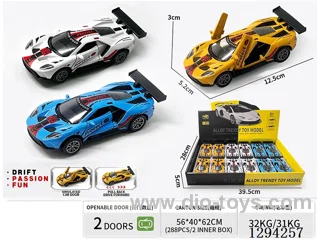 1:36 pull back alloy car 3 colors